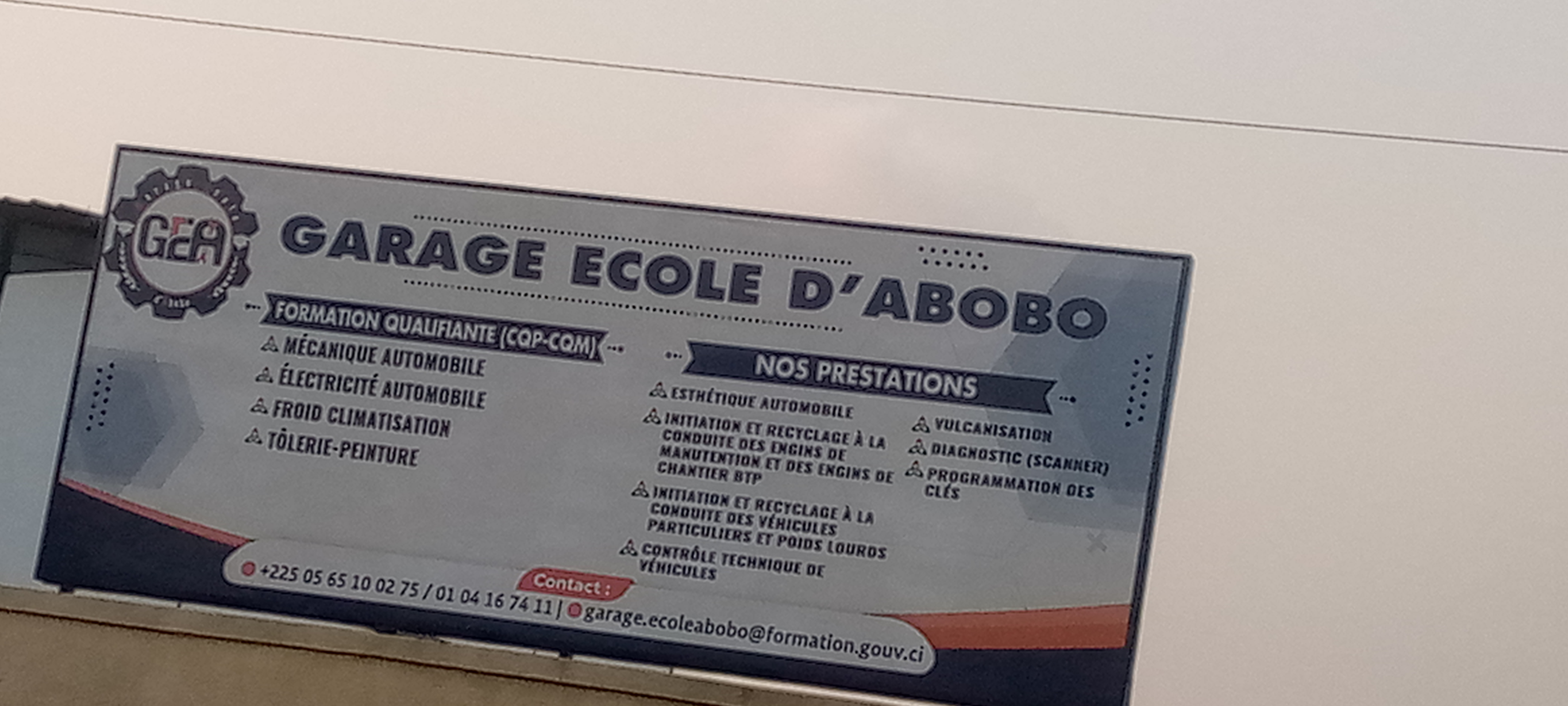 GARAGE Ã©COLE D'ABOBO