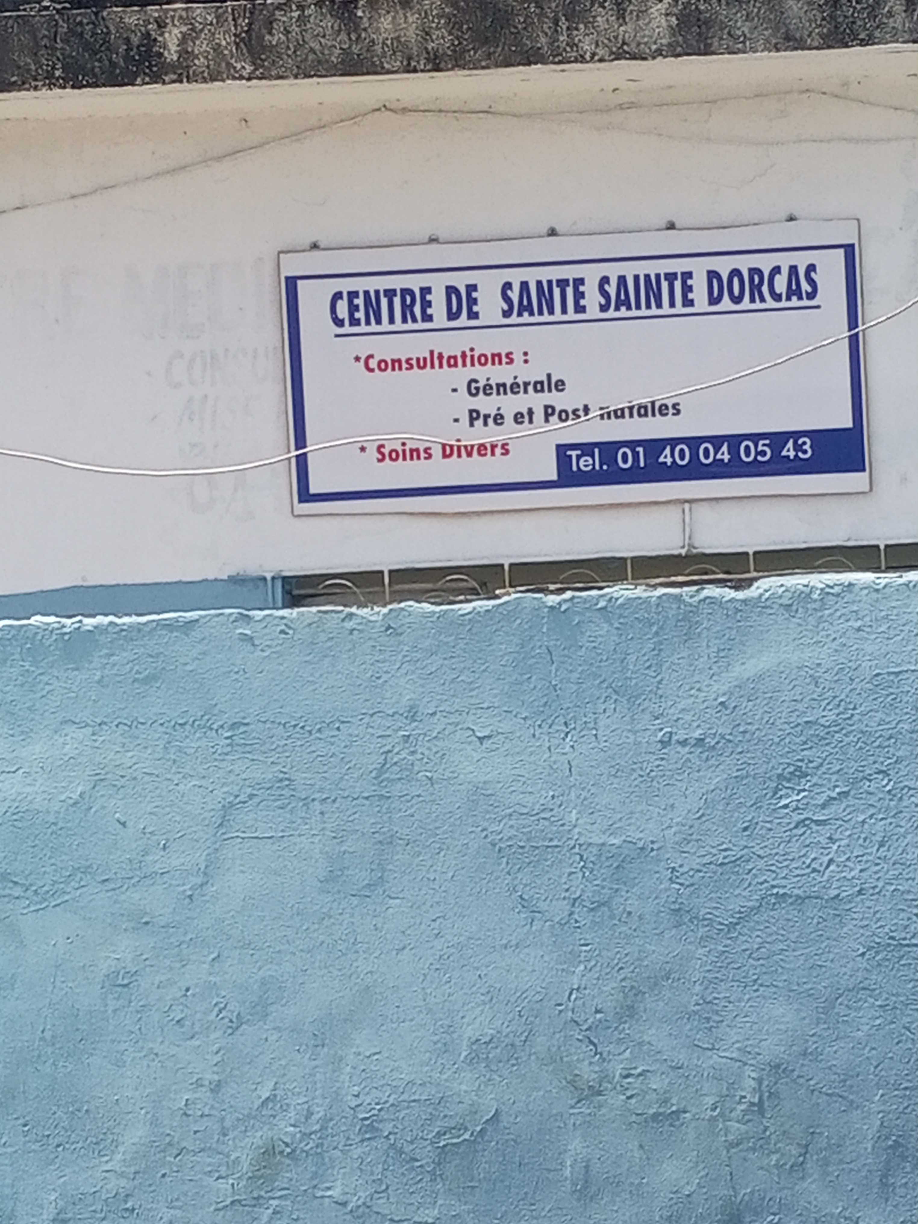 CENTRE DE SANTÃ© SAINTE DORCAS